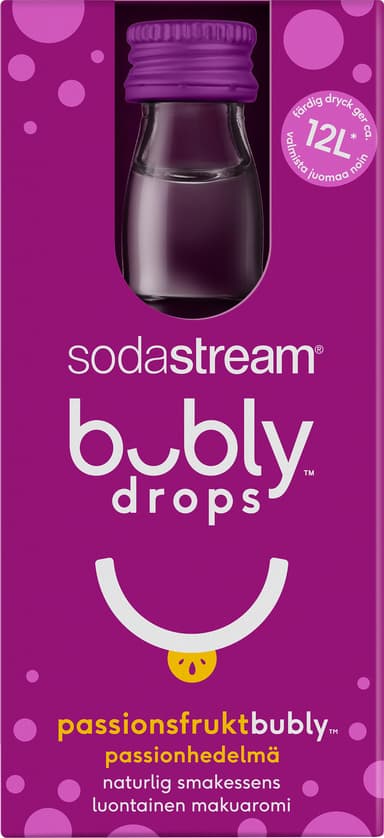SodaStream Bubly Drops maku-uute S1525249770 (passionhedelmä)