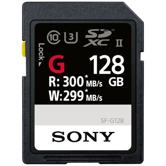 Sony Professional SF-G128 SDXC muistikortti 128 GB