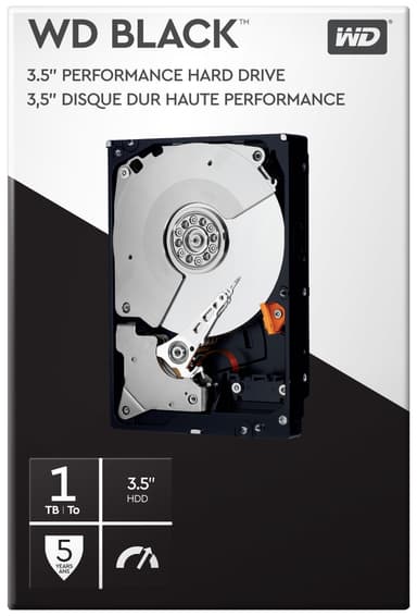 WD Black Performance 3,5" sisäinen kovalevy (1 TB)