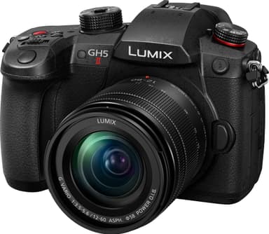 Panasonic Lumix GH5 M2 järjestelmäkamera + 12-60 mm G Vario objektiivi
