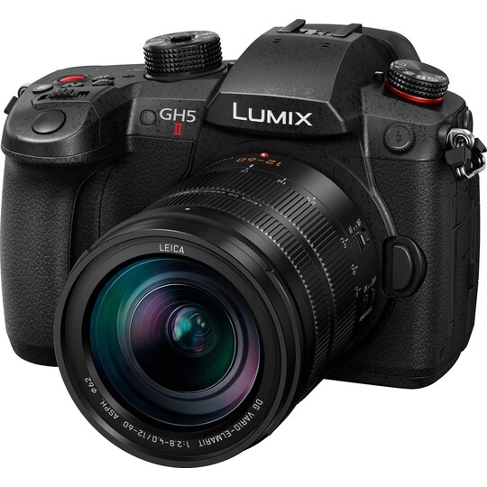Panasonic Lumix GH5 M2 järjestelmäkamera + 12-60 mm Leica objektiivi