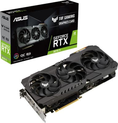 ASUS GeForce RTX 3070 Ti 8GB GDDR6X TUF OC GAMING näytönohjain