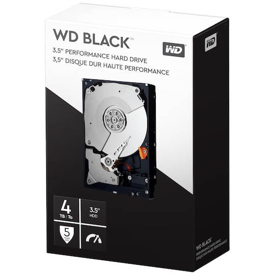 WD Black Performance 3,5" sisäinen kovalevy (4 TB)