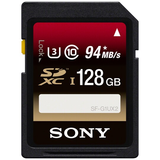 Sony Expert SF-G1UX2 SDXC muistikortti 128 GB