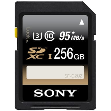 Sony Professional SF-G2UZ SDXC muistikortti 256 GB Sony Professional SF-G2UZ SDXC muistikortti 256 GB