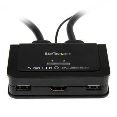 StarTech.com SV211HDUA, 1920 x 1200 pikseliä, Musta