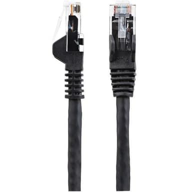StarTech.com N6LPATCH1MBK, 1 m, Cat6, U/UTP (UTP), RJ-45, RJ-45
