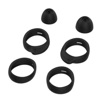 Silikoniset korvanapit 8 kpl Samsung Galaxy Buds Black -puhelimelle