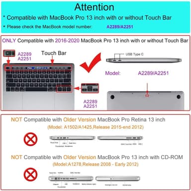 MacBook Pro 13"" Cover PC Black
