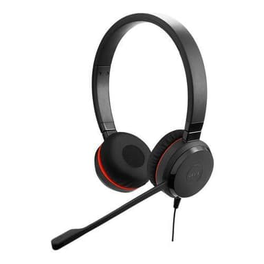 Jabra Evolve 20SE MS Stereo, Kuulokkeet, Pääpanta, Toimisto/puhelukeskus, Musta, Kaksikanavainen, Kiina