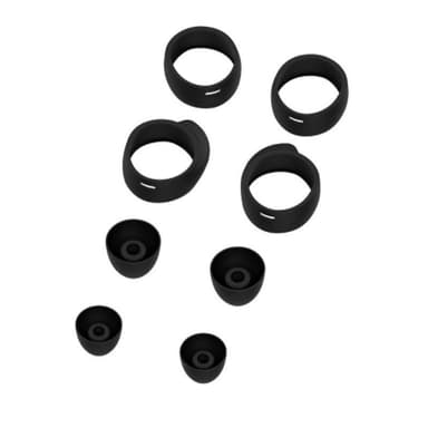 Silikoniset korvanapit 8 kpl Samsung Galaxy Buds Black -puhelimelle
