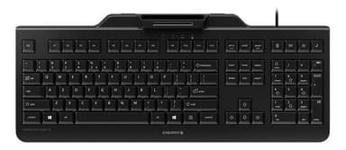 Cherry SECURE BOARD 1.0, kontaktiton älykortin näppäimistö, musta