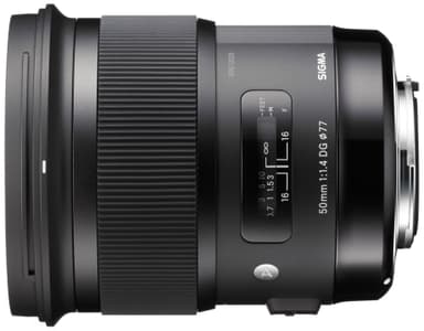Sigma Art AF 50 mm DG HSM standardiobjektiivi