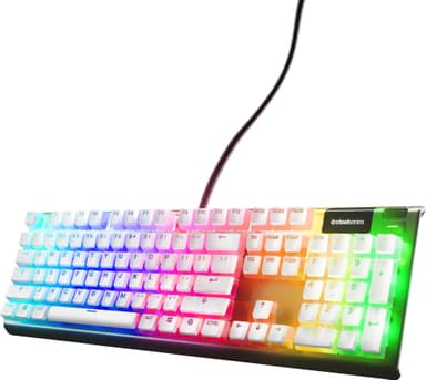 SteelSeries PrismCaps näppäinhatut pelaamiseen (valkoinen)