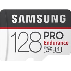 Samsung PRO Endurance microSD muistikortti (128 GB)