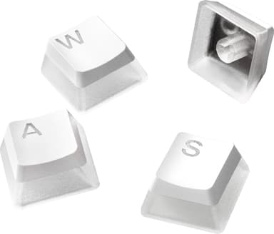 SteelSeries PrismCaps näppäinhatut pelaamiseen (valkoinen)