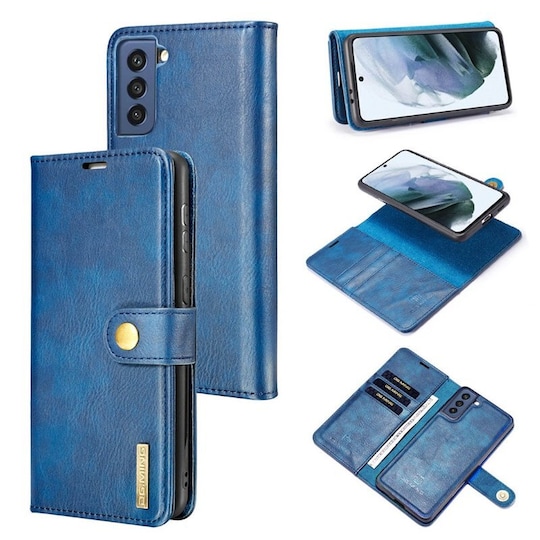 Lompakkokotelo DG-Ming 2i1 Samsung Galaxy S21 FE  - sininen