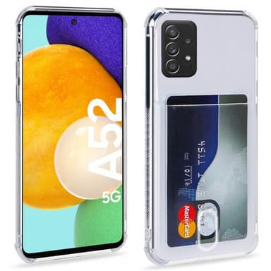 Silikonikotelo ja kolikkopaikka Samsung Galaxy A52 5G