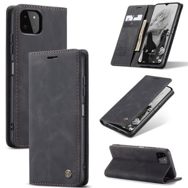 CaseMe Smart FlipCase Samsung Galaxy A22 5G  - musta