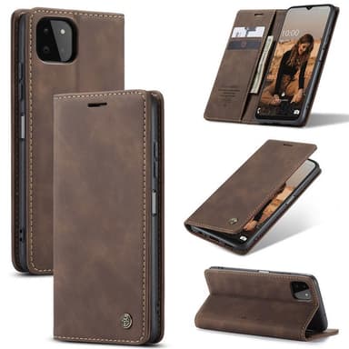 CaseMe Smart FlipCase Samsung Galaxy A22 5G  - kahvi