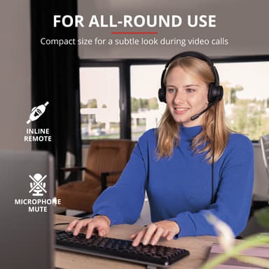 Trust HS-200 USB on-ear kuulokemikrofoni