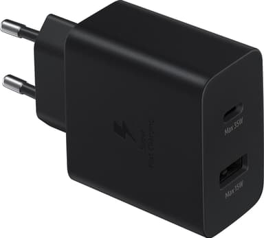 Samsung 35W Power Adapter Duo seinälaturi (musta)