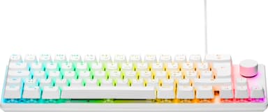 JLT Loop Compact mekaaninen RGB pelinäppäimistö (valkoinen)