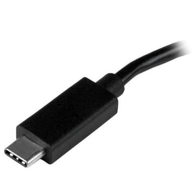 StarTech.com HB30C3A1CFB, USB 3.2 Gen 1 (3.1 Gen 1) Type-C, USB 3.2 Gen 1 (3.1 Gen 1) Type-A, 5000 Mbit/s, Musta, Muovi, CE, FCC, RoHS