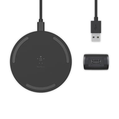 Belkin WIA001BTBK, Ulkona, AC, Langaton lataaminen, 1,2 m, Musta