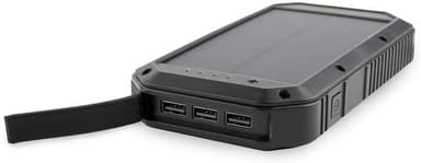 Powerbank aurinkokennoilla ja langattomalla latauksella - Nopeat toimitukset