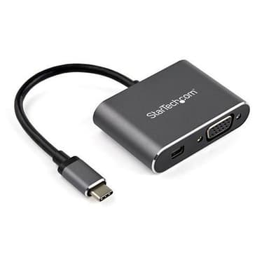 StarTech.com CDP2MDPVGA, USB Type-C, 1, VGA (D-Sub) -lähtö, 3840 x 2160 pikseliä