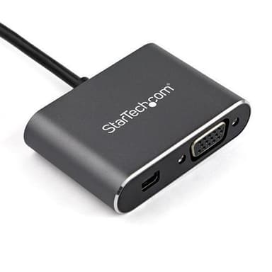 StarTech.com CDP2MDPVGA, USB Type-C, 1, VGA (D-Sub) -lähtö, 3840 x 2160 pikseliä
