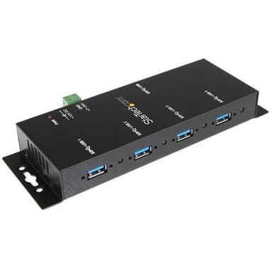 StarTech.com ST4300USBM, USB 3.2 Gen 1 (3.1 Gen 1) Type-B, USB 3.2 Gen 1 (3.1 Gen 1) Type-A, 5000 Mbit/s, Musta, Terästä, Teho, USB