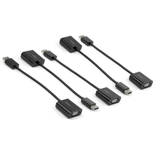 StarTech.com DP2VGA3X5, 0,1 m, DisplayPort, VGA (D-Sub), Uros, Naaras, Suora
