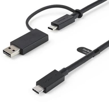 StarTech.com USBCCADP, 1 m, USB C, USB C, USB 3.2 Gen 2 (3.1 Gen 2), 10000 Mbit/s, Musta