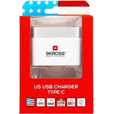 USB-laturi USB-C 5.4A US / JP