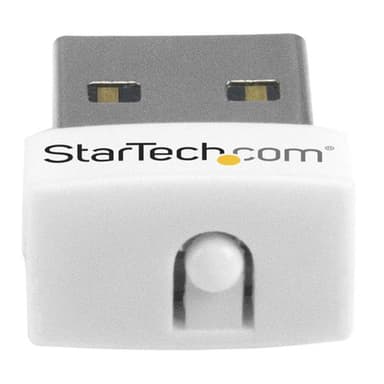 StarTech.com USB150WN1X1W, Langaton, USB, WLAN, Wi-Fi 4 (802.11n), 150 Mbit/s, Valkoinen