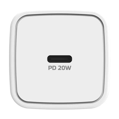 Celly USB-laturi USB-C PD 20W + Salamakaapeli
