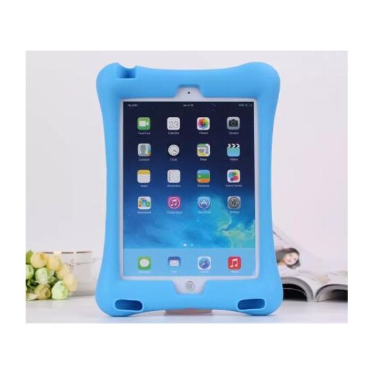 iPad Air 1 / iPad Air 2 silikonikotelo tuella, sininen