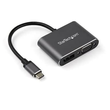StarTech.com CDP2DPVGA, USB Type-C, DisplayPort-lähtö, VGA (D-Sub) -lähtö, 3840 x 2160 pikseliä