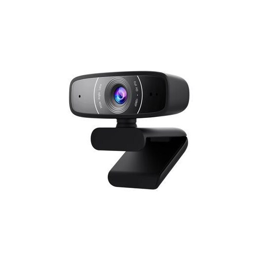 ASUS Webcam C3, 1920 x 1080 pikseliä, 30 fps, USB 2.0, Musta, Klipsi