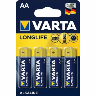 Varta Longlife AA paristot (4 kpl)