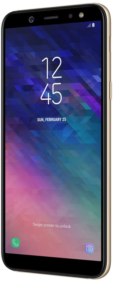 Samsung Galaxy A6 älypuhelin (kulta)