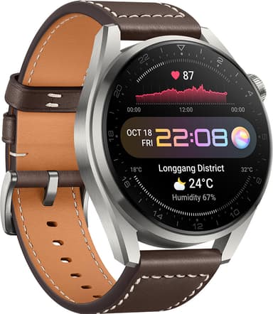 Huawei Watch 3 Pro Classic Edition älykello 48 mm (ruskea)