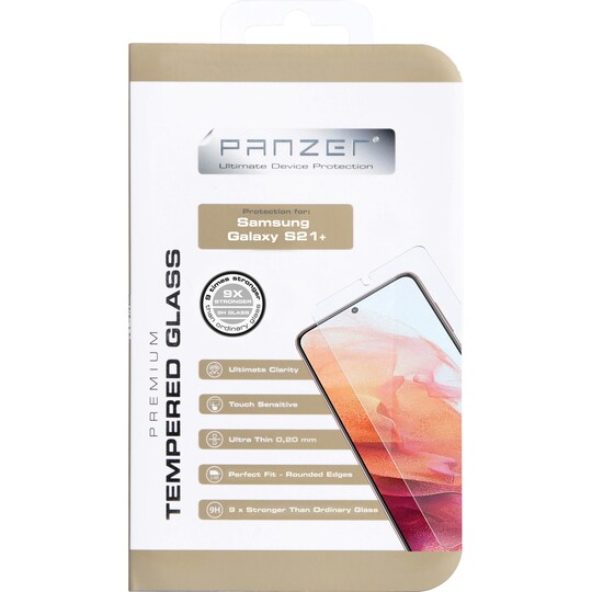 Panzer Samsung Galaxy S21 Plus näytönsuoja (läpinäkyvä)