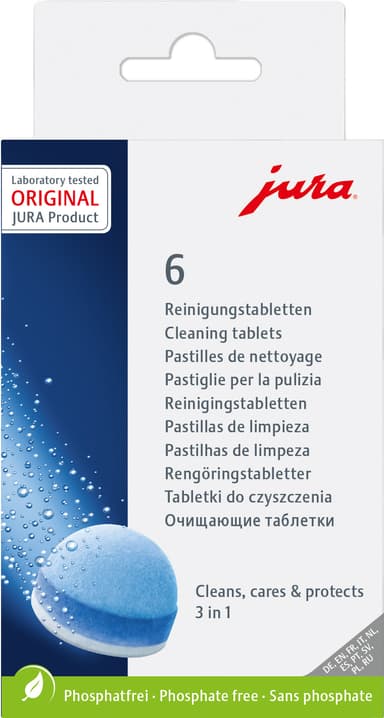Jura 3-vaiheiset puhdistuskapselit 24225