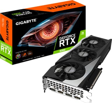 Gigabyte GeForce RTX 3060 GAMING OC 12G (LHR) näytönohjain