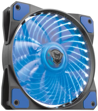 Trust GXT 762 LED-valaistu PC tuuletin (sininen)