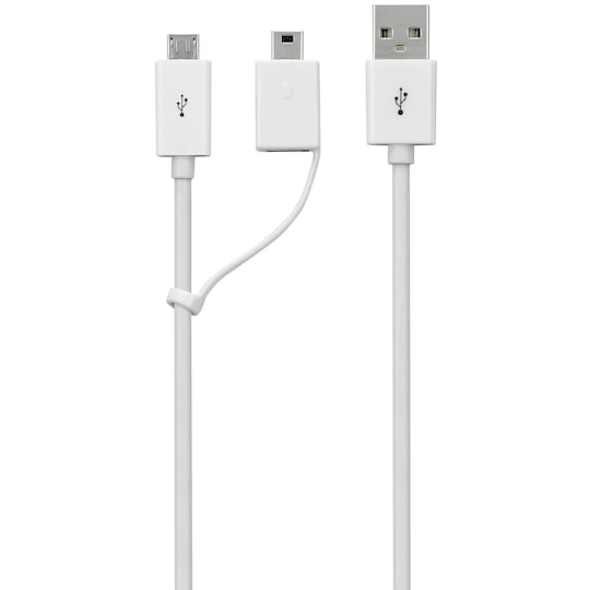 I Want It USB-A - micro/mini USB kaapeli 1.8 m (valkoinen)