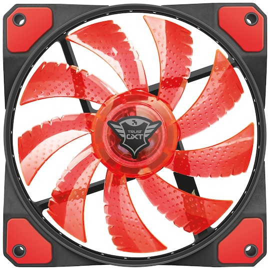 Trust GXT 762 LED-valaistu PC tuuletin (punainen)